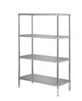 Simply Stainless SS170900SS Free Standing Four Tier Shelving - W900mm