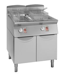 Giorik FE7217M/EU Twin Tank 17x17 Litre Electric Fryer with Melting System