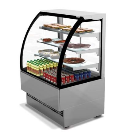 Sterling Pro EVO60-SS-R290A Curved Glass Patisserie Counter
