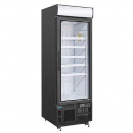 Polar GH428 G-Series Glass Door Display Freezer with 5 Shelves - 412 Litres