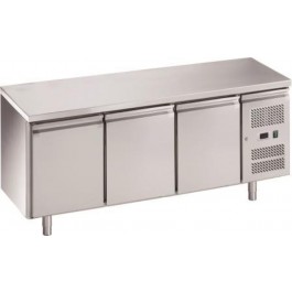 Chefsrange RC3H Three Door 1/1GN Size Fridge Counter with Casters