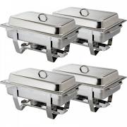 Olympia S299 Milan Set of Four Chafing dishes