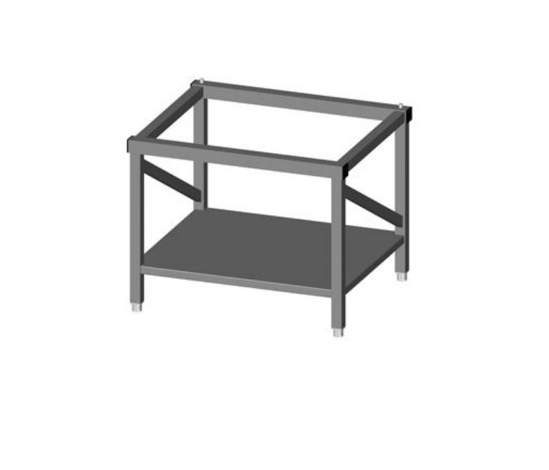 Lainox BSR011 Stainless Steel Oven Stand with Shelf and Runners