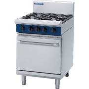 Blue Seal G504D Static Gas Oven Range with 4 Open Burners