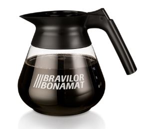 Bravilor Glass decanter with a 1.7 Litre Volume & Hinged Lid 7.170.602.101