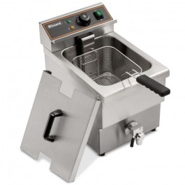 Blizzard BF8 Single Tank Countertop Electric Fryer with Drain Tap