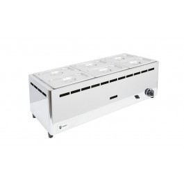 Parry BMF6C/G Natural or Propane Gas Wet Heat Bain Marie