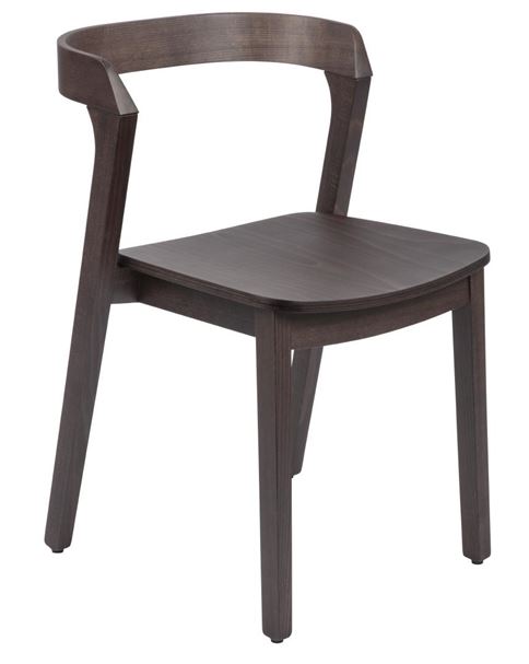 Bolero FX080 Bespoke Arco Side Beech frame Upholstered seat Chairs - Pack 2