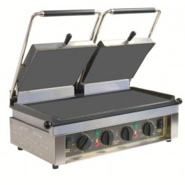 Roller Grill MAJESTIC FT Twin Cast Iron Flat Top & Bottom Contact Grill