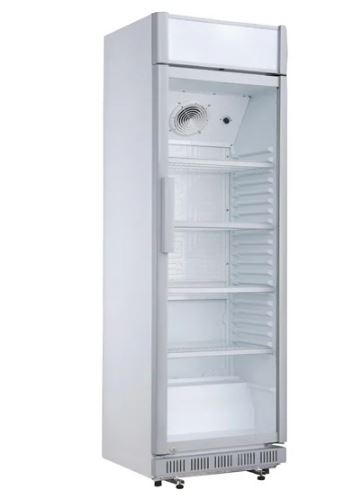 Polar CC064 C-Series White Upright Cooler with 4 Shelves 346 Litre 