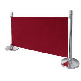 Bolero CF138 Red Canvas Barrier - 1430mm