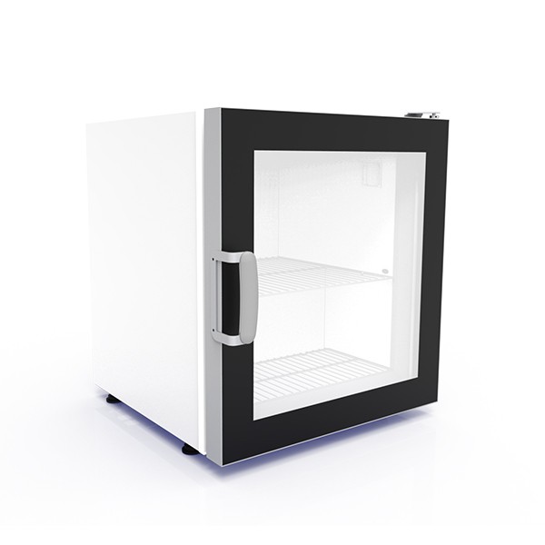 Crystal CTF70 White Counter Top Freezer with Heated Triple Glazed Door