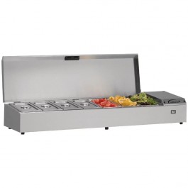 --- WILLIAMS TW15-SS --- Thermowell Refrigerated Stainleess Steel Topping Shelf