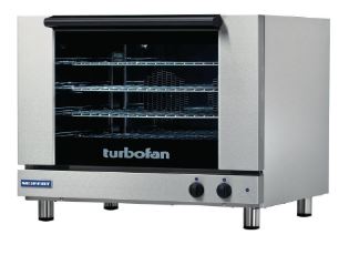 Blue Seal E28M4 Turbofan Manual Electric Convection Oven with 4 x GN 1/1 Tray Capacity