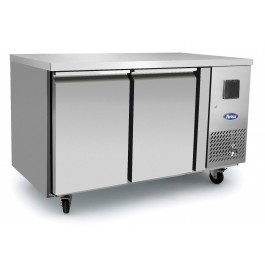 Atosa EPF3422HD Two Door Counter Fridge on Castors - 280 Litres - with Drawer Options