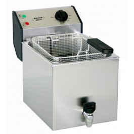Roller Grill FD80R Single Countertop Fryer with Drain Tap