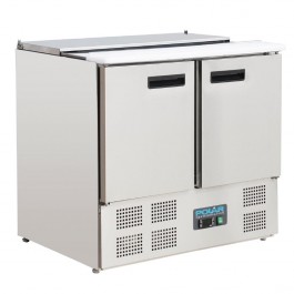 Polar G606 Two Door Refrigerated Saladette Counter