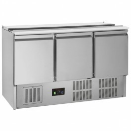 Tefcold GS365 Three Door Gastronorm 1/1 Saladette Counter