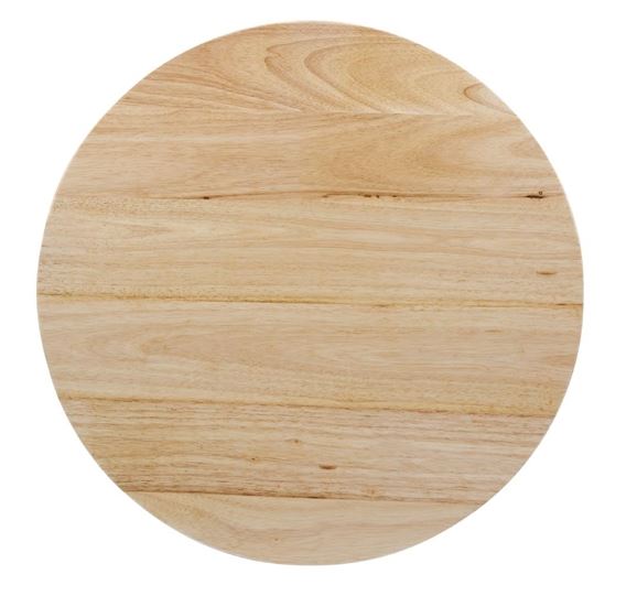 Bolero DY738 Round Pre-drilled Natural Tabletop 600mm