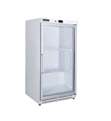 Arctica HEF540 Medium Duty Single Under Counter Glass Door Refrigerator - 143Litres