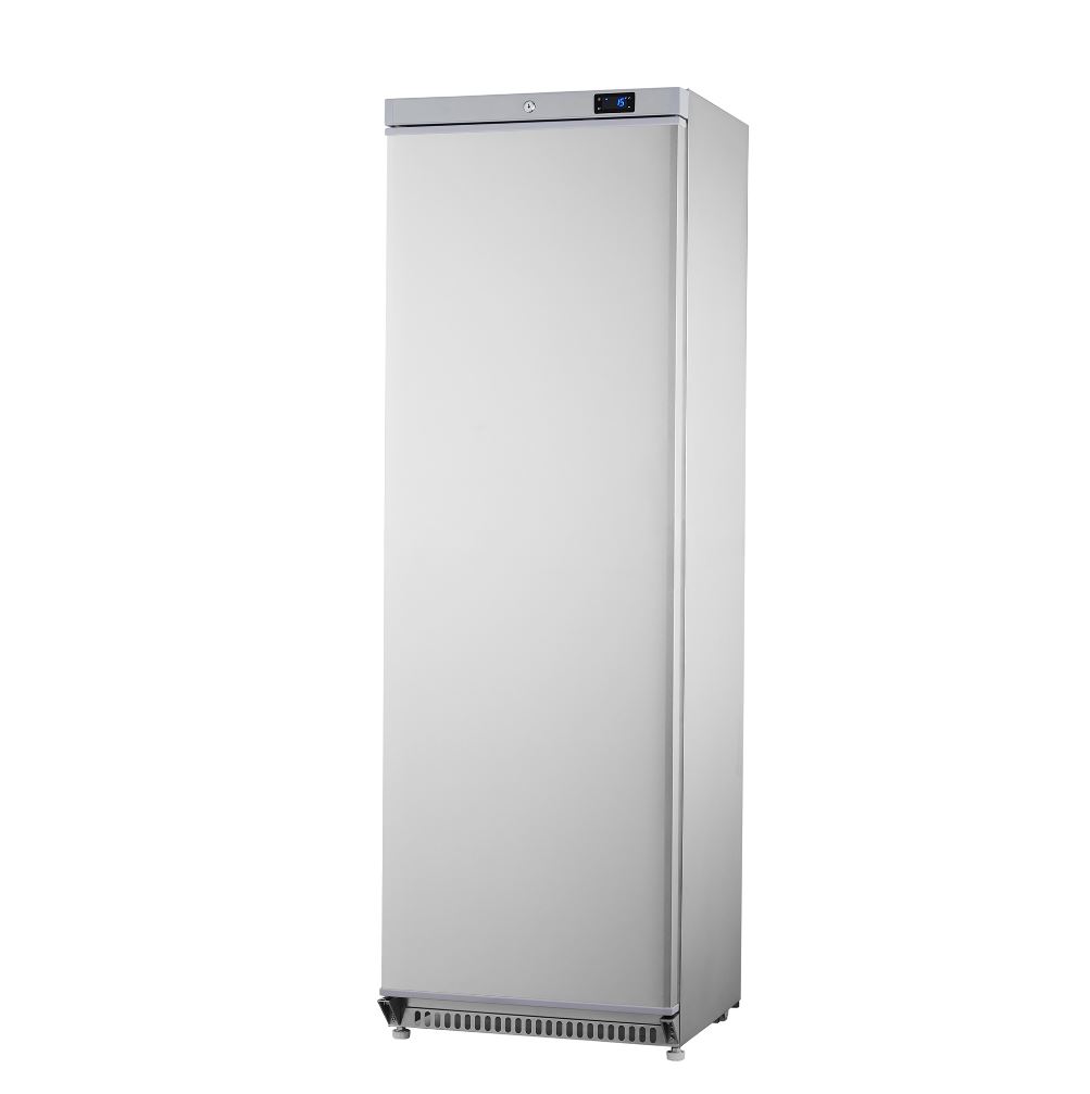 Hallco HF400SN Single Door Stainless Steel Upright Freezer - 361 litre