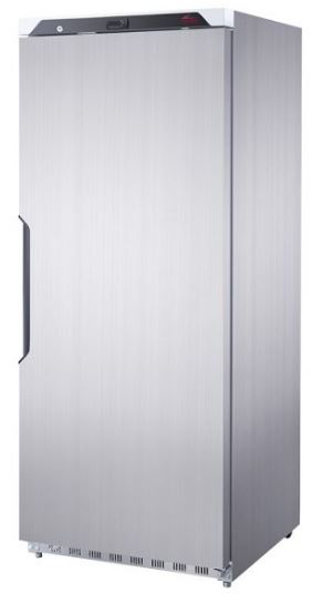 Valera HVS600TN Upright Stainless Steel Refrigerator with 4 Shelves - 600 Litres 