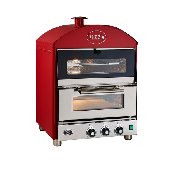 King Edward PK1W/RED Pizza King Pizza Oven And Warmer With Heated Base 