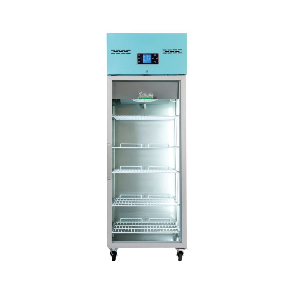 LEC Medical PGR600UK Glass Door Upright Pharamacy Refrigerator - 600 Litres