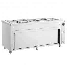 Inomak MDV718 Wet Bain Marie 5x GN1/1 with Ambient Base
