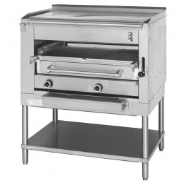 --- MONTAGUE EC-36-SHB-PL --- Overfired Gas Steakhouse Broiler with Plancha Top