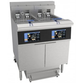 Chefsrange OFE226L Twin Touchscreen Electric Fryer & Inbuilt Filtration - 43 Litres