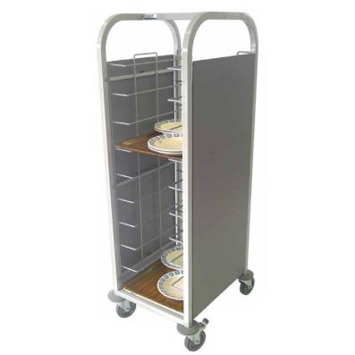 Craven TCT2/10 P Double Column 10 Level Tray Clearing Trolley with Side Panels