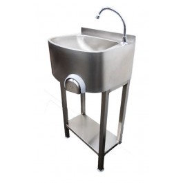 Parry CWBKNEES Stainless Steel Knee Operated Hand Wash Basin and Stand