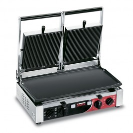 Sirman PD LR-LR T Large Double Ribbed Top & Flat Bottom Panini Grill