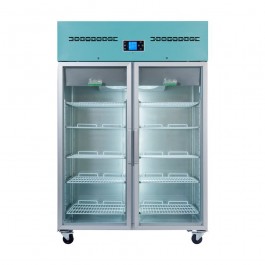 LEC Medical PGR1200UK Glass Door Upright Pharamacy Refrigerator - 1200 Litres