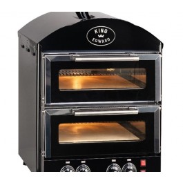 King Edward PK2/BLK King Double Oven With Heated Stone Base