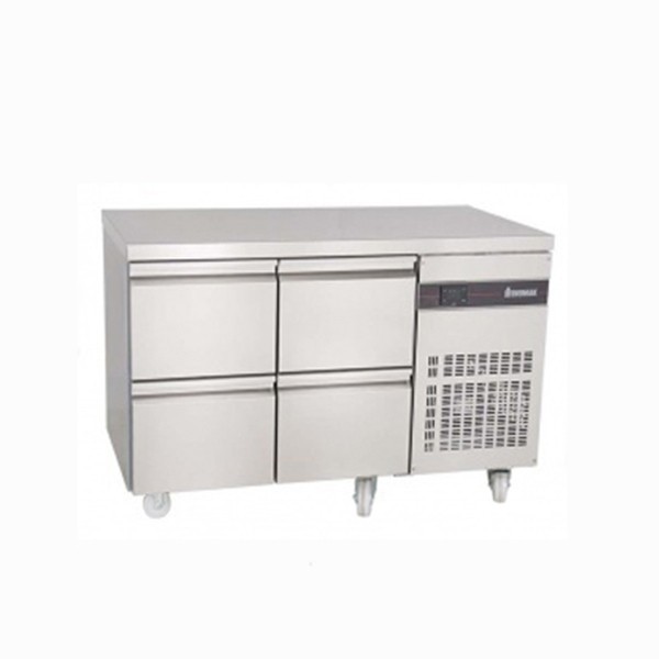 Inomak PN22-HC Gastronorm 1/1 Counter with 4 Drawers - 274 Litres