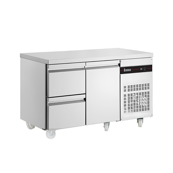 Inomak PN29-HC Gastronorm 1/1 Counter with 1 Door, 2 Drawers - 274 Litres
