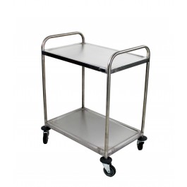 Craven RSE7-ZB Two Tier Small Stainless Steel Serving Trolley