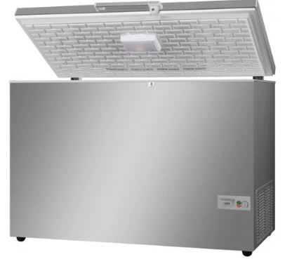 Vestfrost SB400-STS Commercial Solid Lid Low Energy Stainless Steel Chest Freezer