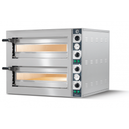 Cuppone LLKTZ2302 Tiziano Twin Deck Electric Slimline Pizza Oven