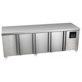 Sterling Pro Green SPI-7-225-40-NS Four Door Refrigerated Plain Top Counter - 615 litres
