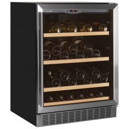 Tefcold TFW200S Black-SS Glass Door Wine Cooler