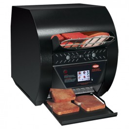 --- HATCO TQ3-500 --- Toast-Qwik Black Conveyor Toaster with Touchscreen