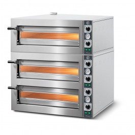 Cuppone LLKTZ4203 Tiziano Triple Deck Electric Pizza Oven