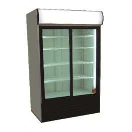 Artikcold VIZ900SCD Visicooler Glass Double Door Display Refrigerator- 700 Litres