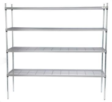 Craven 4SWM600-300 Four Tier Stainless Steel Shelving D300mm 