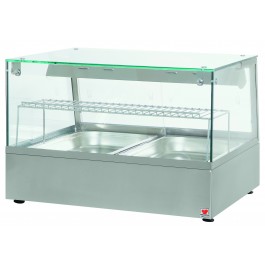 North  HDW2 Heated Counter Top Display Case for Warming Cooked Products 