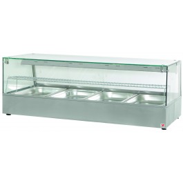 North  HDW4 Heated  Display Counter with Humidity & Halogen Heat Lamps