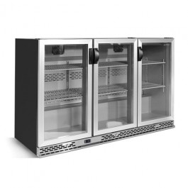 --- INFRICO ZXS3 --- Charcoal Bottle Cooler with Aluminium Triple Hinged Doors